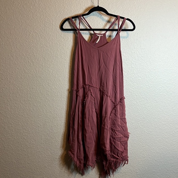 Free People Dresses & Skirts - Free People Tattered Up Shred slip dress, size extra small.